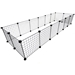 Grid Frame created from a 2x6 Jumbo Grid and Connector Pack for C&C Cages for Guinea Pigs shown on Angle by Cagetopia