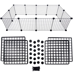 C&C Grids and Connectors and Cable ties in a Grid Set Pack for a Large Cage 2x4 grids