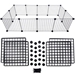 C&C Grids and Connectors and Cable ties in a Grid Set Pack for a Large Cage 2x4 grids