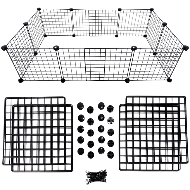 C&C grid pack with connectors for a medium, 2x3.5 grid C&C cage, Cagetopia