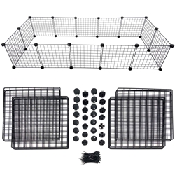 XL 2x5 Grid Pack with Connectors and zip ties for a 2x5 C&C Cage for guinea pigs