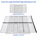 Grid Cover for Large (2x4 grid) Cage with a Narrow Loft by Cagetopia with text