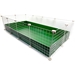 Large 2x4 grids C&C Guinea Pig Cage by Cagetopia in Green Coro and White Grids at an angle