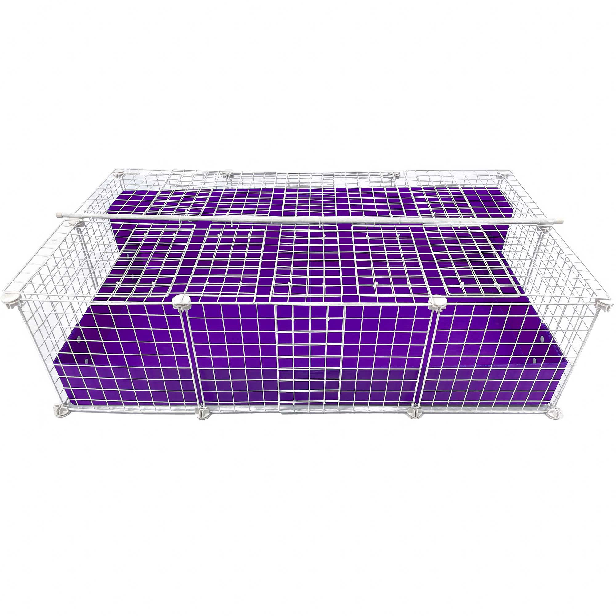 Medium 2x3.5-grid Covered C&C Cage for Guinea Pigs - Cagetopia