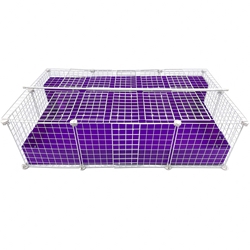 Medium 2x3.5-grid Covered C&C Cage for Guinea Pigs - Cagetopia