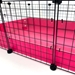 2 Pig-a-Boo Windows for chew protection and baby-proofing for C&C Guinea Pig Cages by Cagetopia