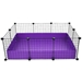 Small 2x3 grids C&C Guinea Pig Cage by Cagetopia in Violet